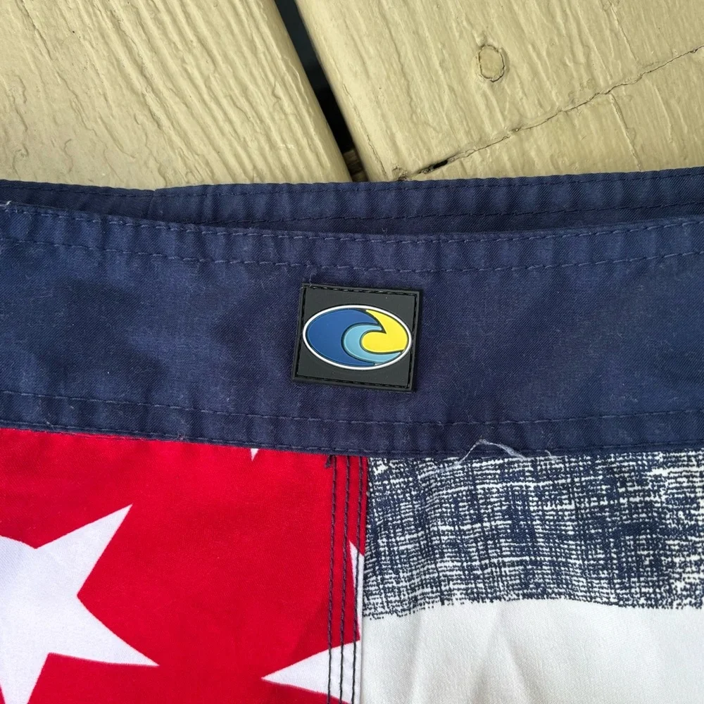 RS SURF Patriotic Men's Swim/Surf Shorts, Size: 32